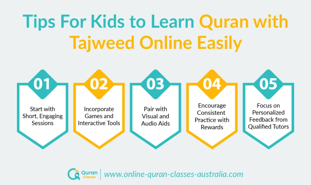 Tips for kids to learn Quran with Tajweed online easily