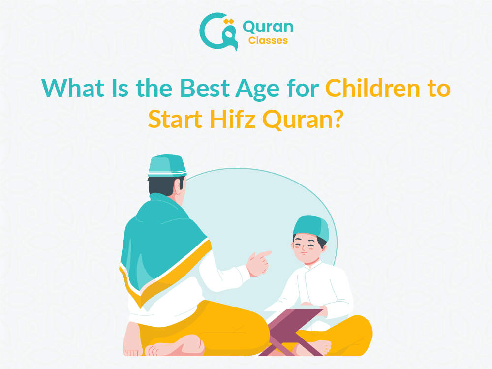 Child starting Quran Hifz journey with guidance