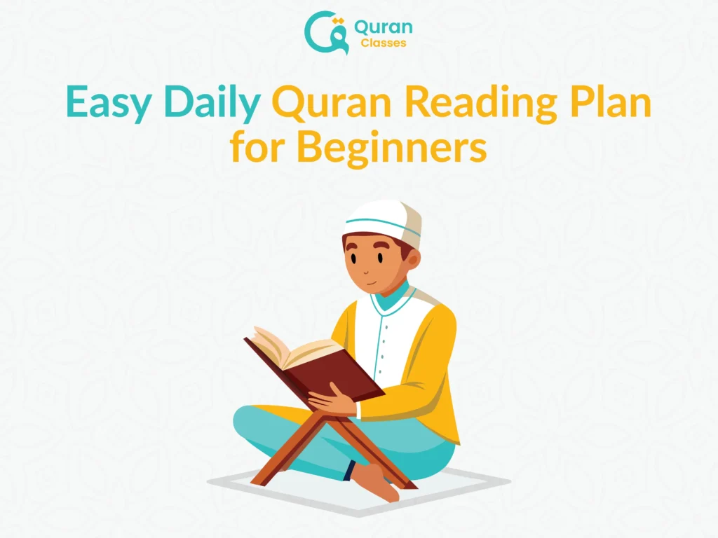 Easy daily Quran reading plan for beginners